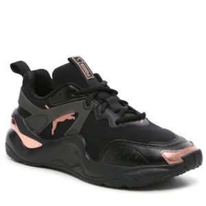 PUMA RISE TRAINING SHOE - WOMEN'S 8.5 ROSE GOLD BLACK